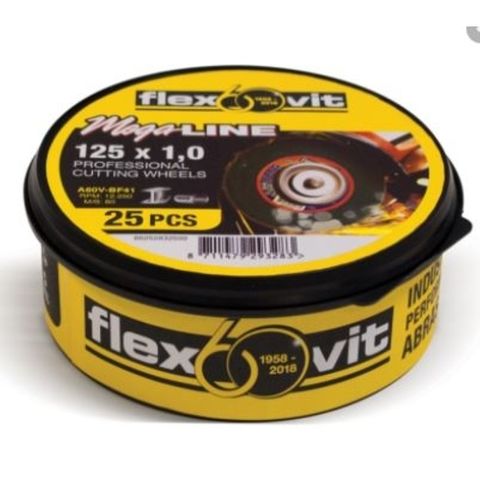 100 x 1 x 22 INOX T41  Cut-Off Disc Box of 25 -Flexovit