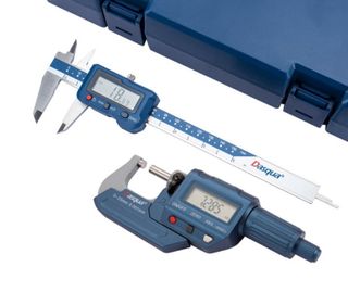 2 Pc Measuring Set 150mm Digital Caliper & 0.25mm Digital Micrometer - Dasqua