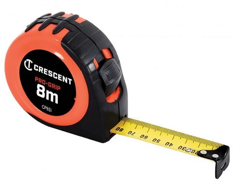 8Metre Progrip Tape Measure - Crescent