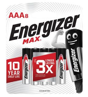 Energizer  Alkaline Battery Max AAA 8 Pk