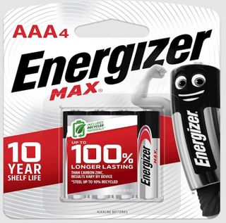 Energizer Alkaline Battery Max AAA 4pK