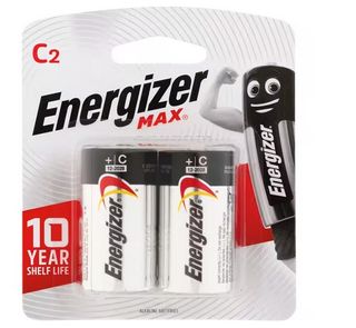 Energizer  Max C Alkaline Battery 2 Pk