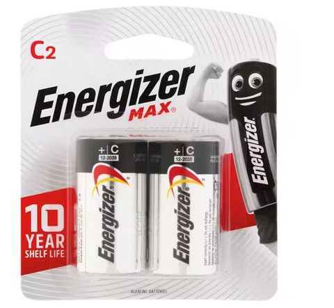 Energizer  Max C Alkaline Battery 2 Pk