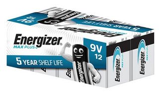 Energizer Max Plus  9V Battery Bulk box of 12