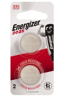 Energizer Lithium CR2025 Battery 2 Pack