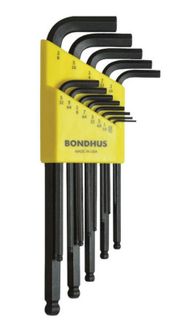 .050''-  3/8'' 13 piece Imperial Ball End Hex Key - Bondhus