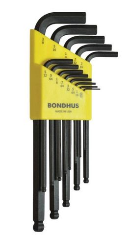 .050''-  3/8'' 13 piece Imperial Ball End Hex Key - Bondhus