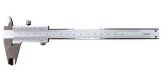 Blu Mol Vertex Vernier Caliper 150mm / 6" Stainless Steel in plastic case