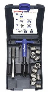 Powercoil 9/16''- 16 BSF Thread Repair Kit-Includes 10 inserts.14.8 mm Drill required.