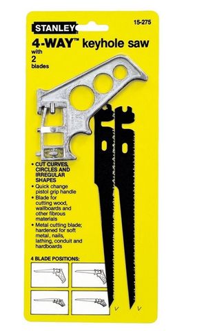 Keyhole Saw 4 Way - Stanley 50% OFF NORMAL LIST PRICE