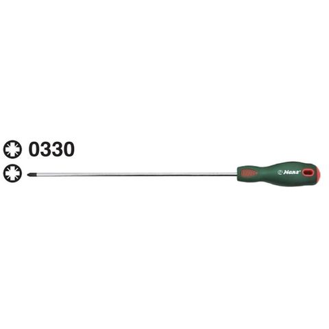 PZ1x75mm Pozi Soft Grip Screwdriver - Hans