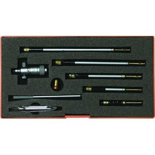 Mitutoyo Inside Micrometer Set 50-200mm Interchangeable Rod Type