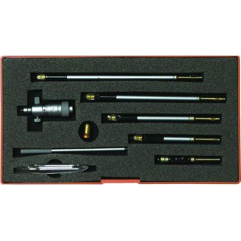 Mitutoyo Inside Micrometer Set 50-200mm Interchangeable Rod Type