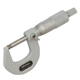 0-25mm x .01mm  Outside Micrometer -  Mitutoyo