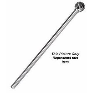 6.3mm Dia x 6mm Shank x 157mm OAL Long series  Ball Shape Carbide Burr