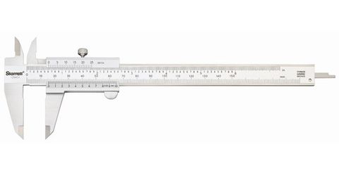 150mm/6''  x .02mm & .001'' Grad Vernier Caliper - Starrett