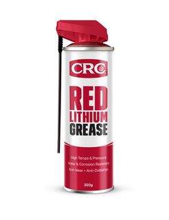 CRC Red Lithium Grease 300ml Aerosol