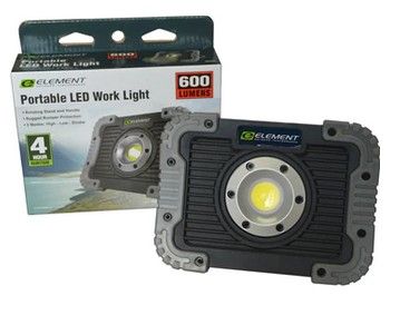 LED Element Worklight 10W  600Lumens - Takes 4xAA Bateries