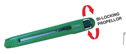 9mm Bi-Locking Retractable Knife - HANS