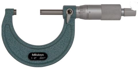 Mitutoyo Outside Micrometer 1-2" x .001"