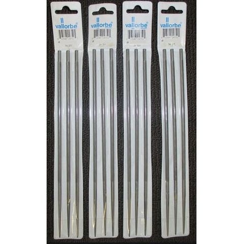 1/4'' x 8''  Round Blunt Chainsaw Files'Vallorbe'