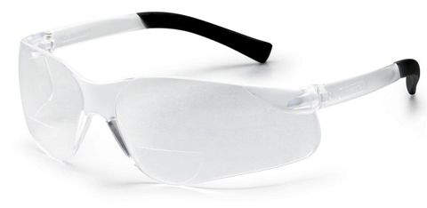 Bi-Focal Safety Spec, Clear Lens, Anti Fog, Magnification x 1.0