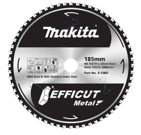 EFFICUT METAL STAINLESS185x60T- Makita