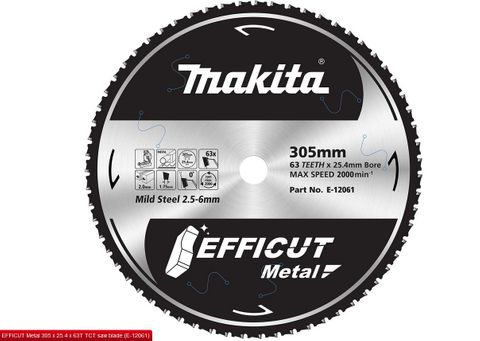 EFFICUT METAL 305mmx63T