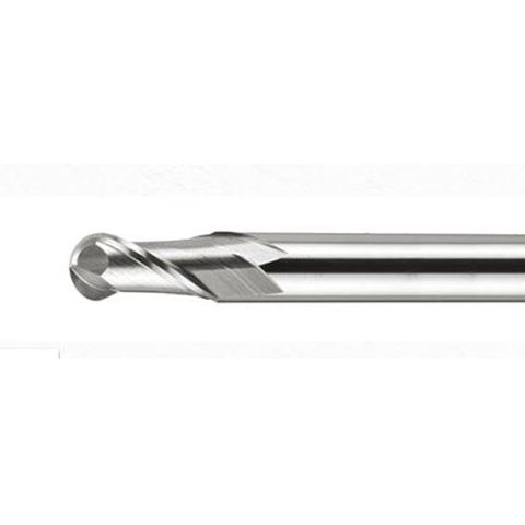 2.5mm Ball nose 2 Flute Carbide Uncoated Slot Drill - Garryson