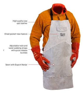 Fusion Leather Welders Apron EFA-XL