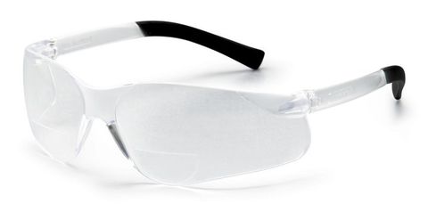 Bi-Focal Safety Spec, Clear Lens, Anti Fog, Magnification x 2.5