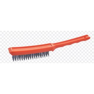 402 Wire Steel Brush - 4 Row Orange