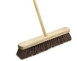 Brushworks Soft Cleaning Brickies Brush 12"/30mm complete with handle
