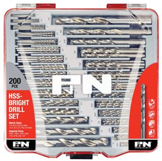 200 Piece HSS Jobber Drill Set - P&N