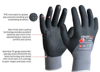 Touchline Micro Dot Grip Touchscreen Sensitive Glove L - Esko