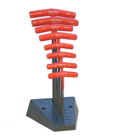 Bondus Set 8 Ball/Hex t Handle 2-10mm w/stand
