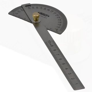 Protractor Standard Type (Stainless Steel) 0-180 deg - INSIZE