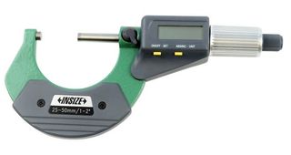 Digital Outside Micrometer 25-50mm/1-2", 0.001mm/0.00005" - INSIZE