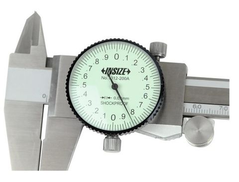 Dial Caliper 0-200mm, 0.02mm - INSIZE