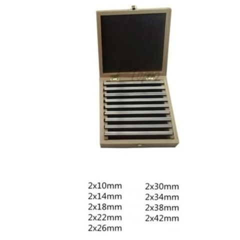 9 Pairs 4 x 100mm Precision Parallel Set in Wooden Case