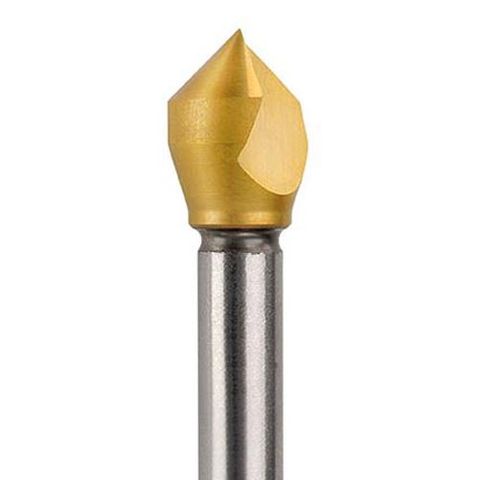 20mm x 90deg HSS-TiN Single Flute Countersink