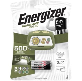 500 lumen LED technology, IPX7 water-resistant,  Head Lamp