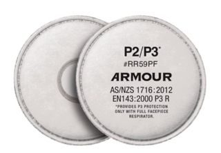 Activated Carbon Particulate Pancake Filter 1 Pair P2/P3 - Armour