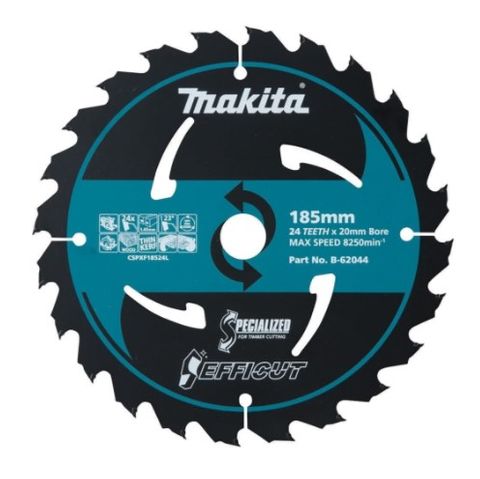 EFFICUT 185x45T WOOD- Makita