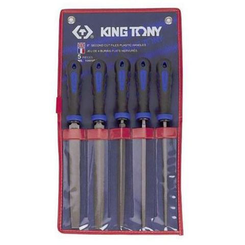 KING TONY 5PC 10in 2ND CUT FILE SET