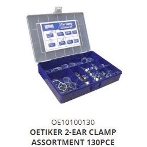 OETIKER 2-EAR CLAMP ASSORTMENT 130PCE