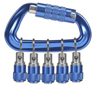 Carabiner & 1/4" Hex Quick Change Holder