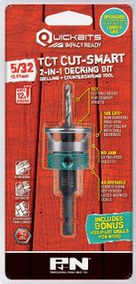 Drill TCT & Countersink Quickbit 5/32 (12G) Sutton