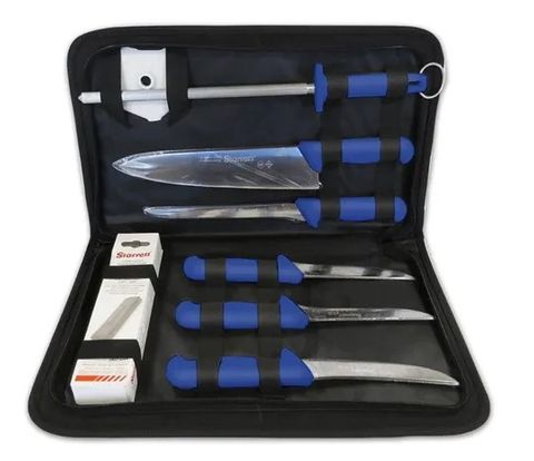 Starrett 8PC Knife Set Blue Sept