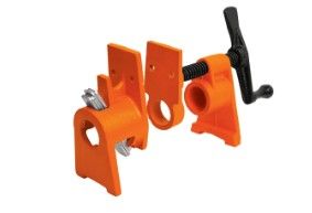 3/4" Galvanised Pipe Sash Clamp Heads - Truper